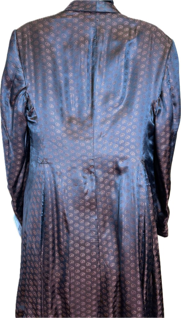 BLACK WITH BRONZE PATTERN DEREGNAUCOURT DAY COAT