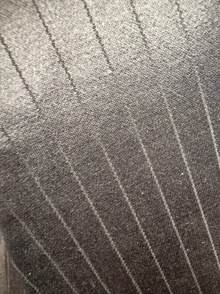 BLACK SATIN STRIPE FORMAL VEST WITH BOWTIE CM