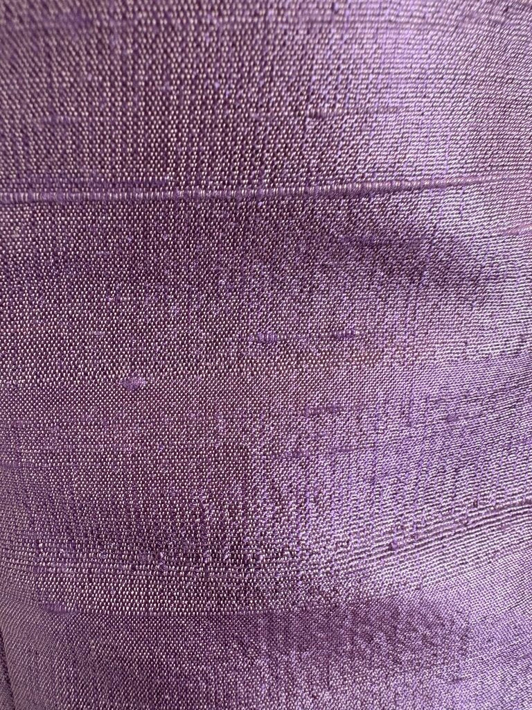 PURPLE DUPIONI SILK BRB VEST