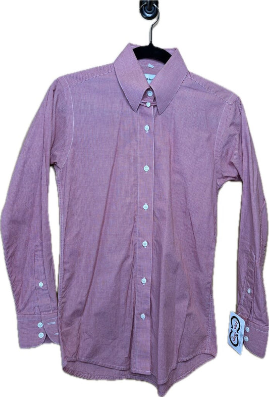 RED CHECK MARSHA DEARRIAGA SHIRT