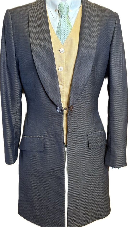 BROWN PATTERN CM DAY COAT