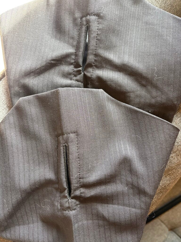 BLACK PINSTRIPE MARSHA DAY SUIT