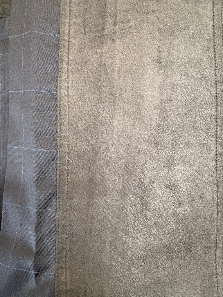 NAVY WINDOWPANE DAY SUIT WITH 2 PAIR OF JODS