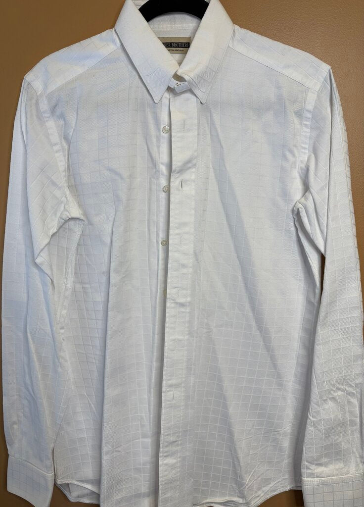 WHITE PATTERN B BROS SHIRT