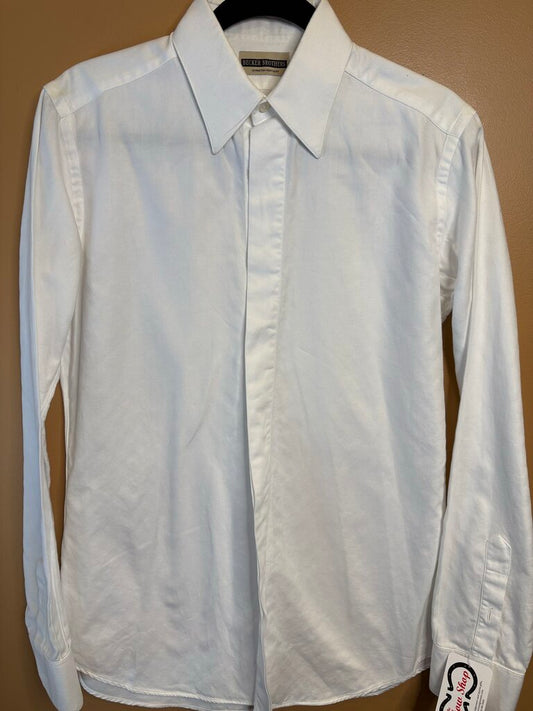 WHITE BECKER BROS SHIRT