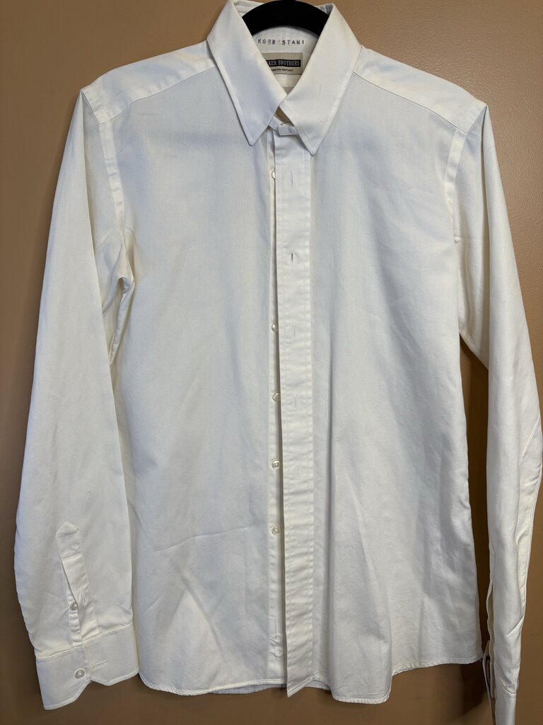 CREAM BECKER BROS SHIRT
