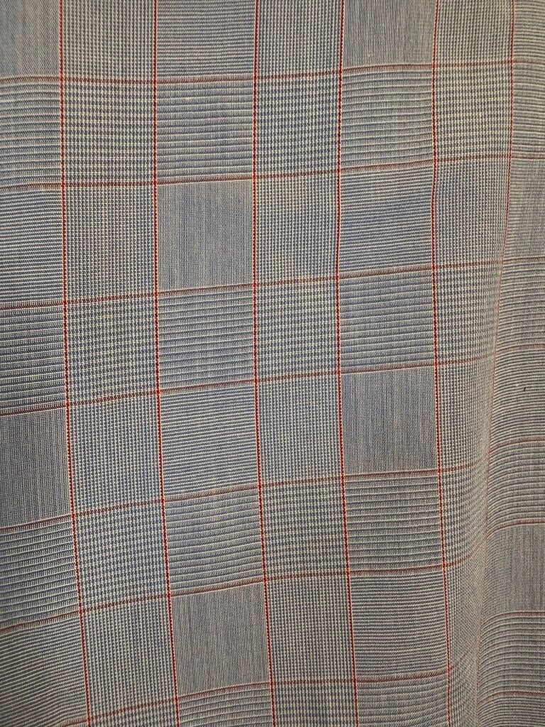 BLUE W/RED WINDOW PANE BECKER BROS SHIRT