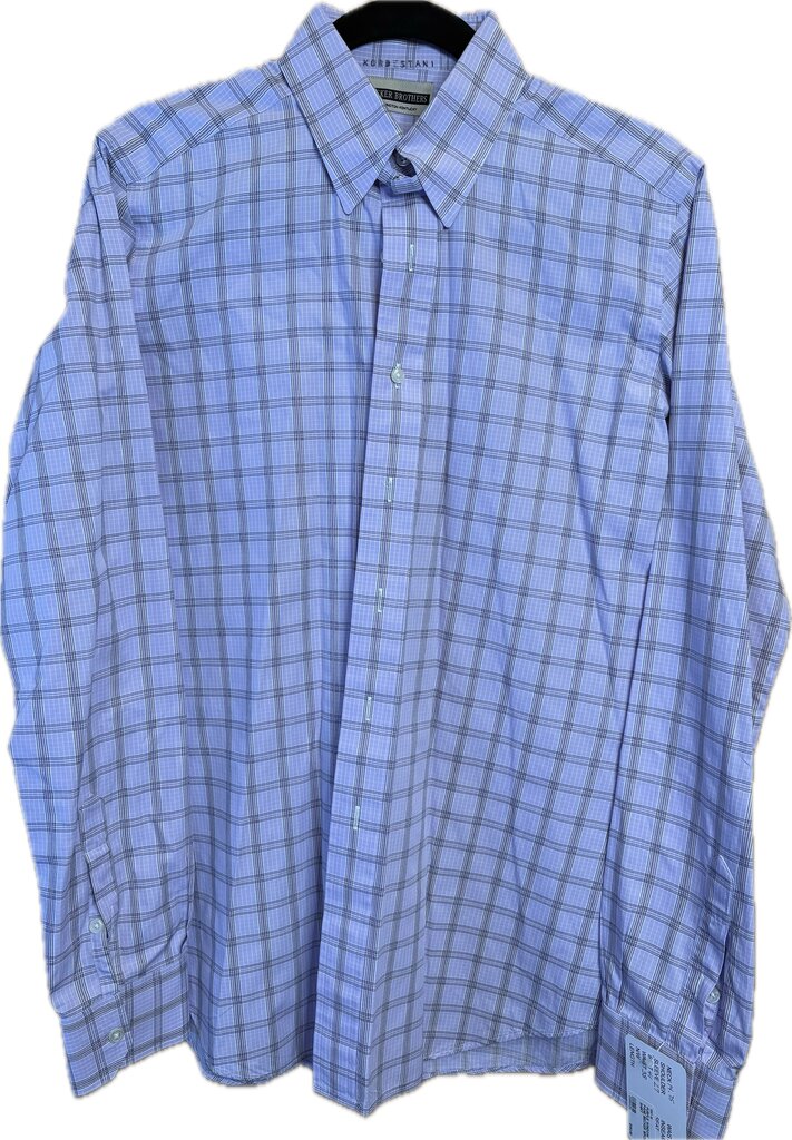 PURPLE WINDOW PANE BECKER BROS SHIRT