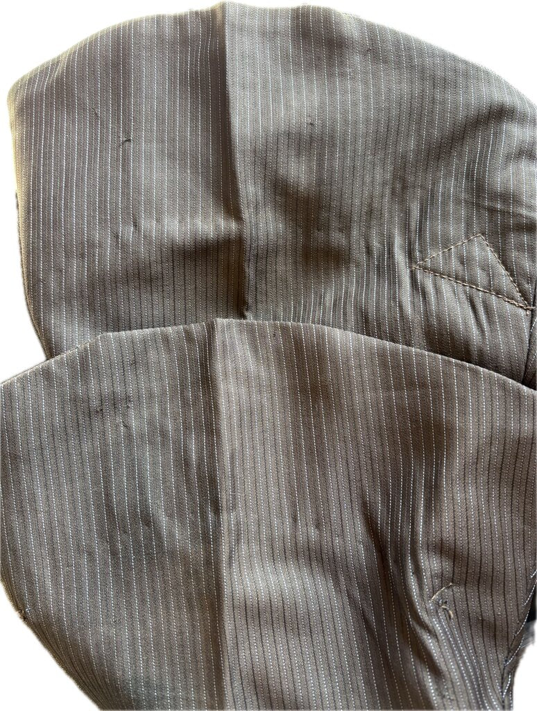 BROWN PINSTRIPE BETTY BERDINE DAY SUIT