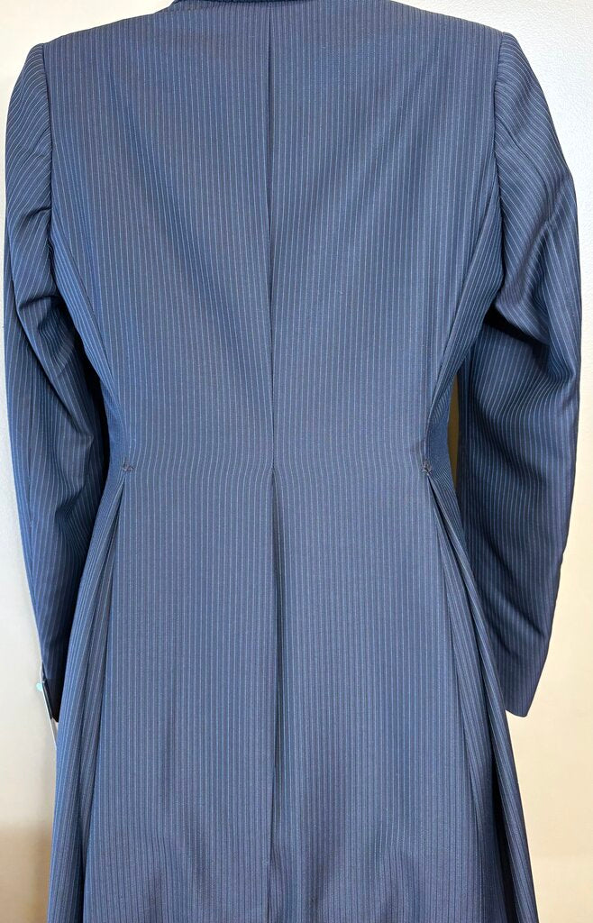 BROWN PINSTRIPE BETTY BERDINE DAY SUIT