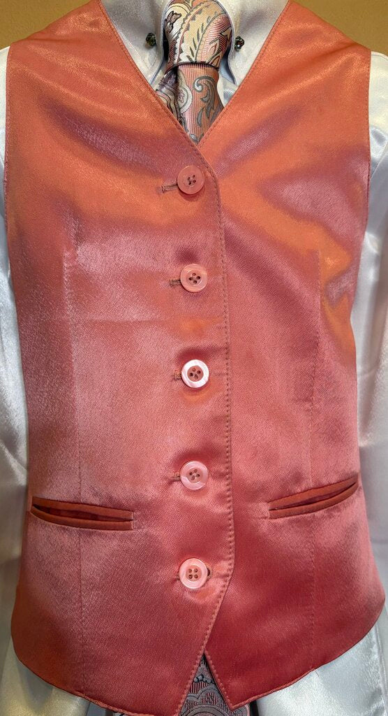 PINK SATIN ELLIE MAY VEST
