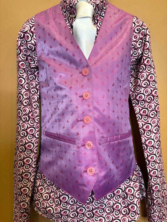 PINK AND PURPLE CIRCLES ELLIE MAY SHIRT