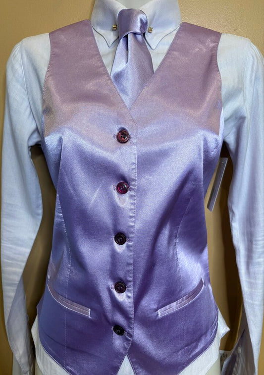 PURPLE HERRINGBONE FRIERSON'S SHIRT