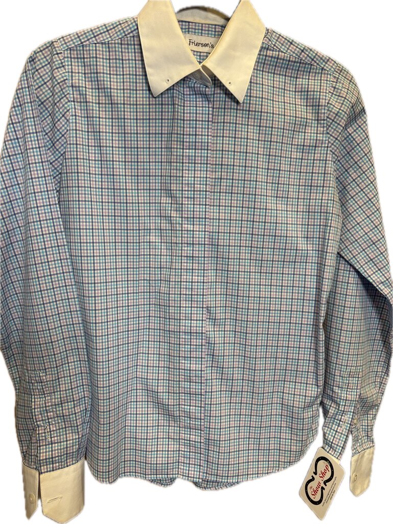 PURPLE, PINK BLUE PLAID FRIERSON'S SHIRT