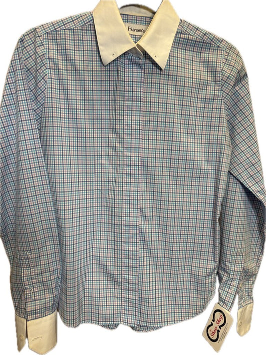 PURPLE, PINK BLUE PLAID FRIERSON'S SHIRT