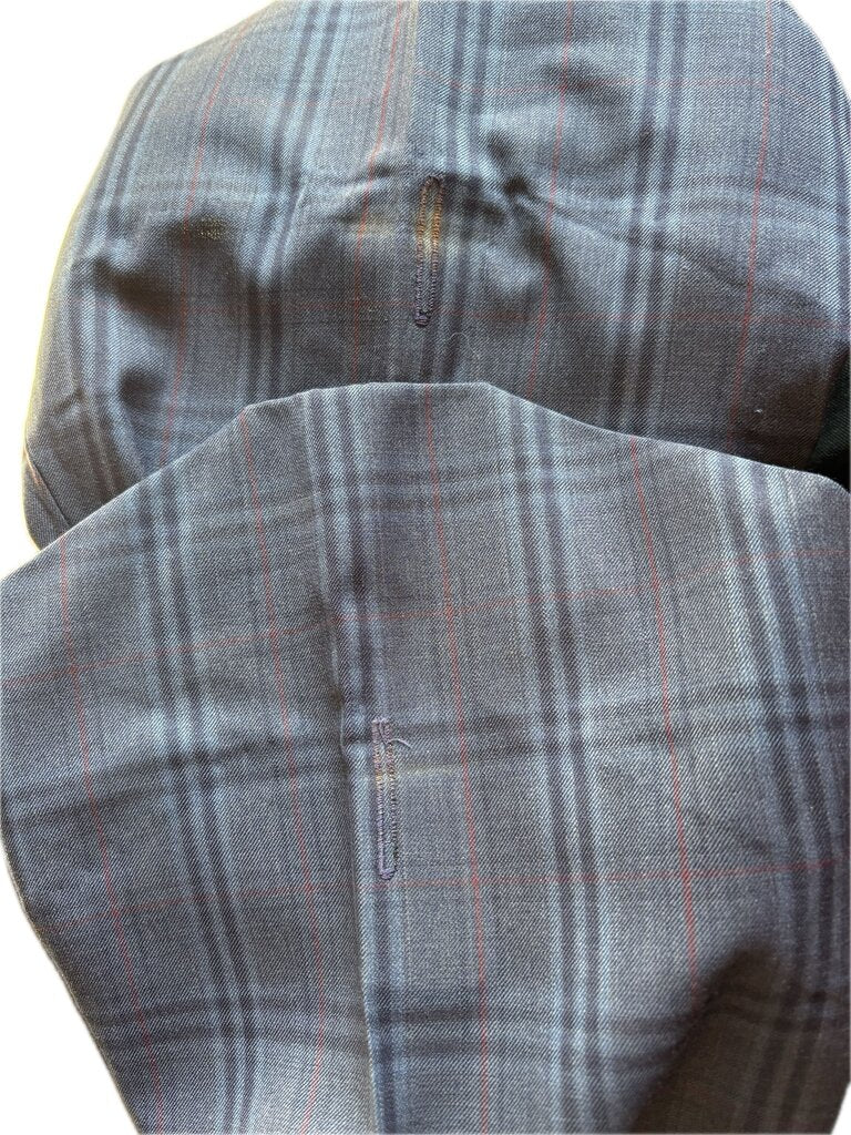 BLUE AND MAROON PLAID FRIERSON JODS