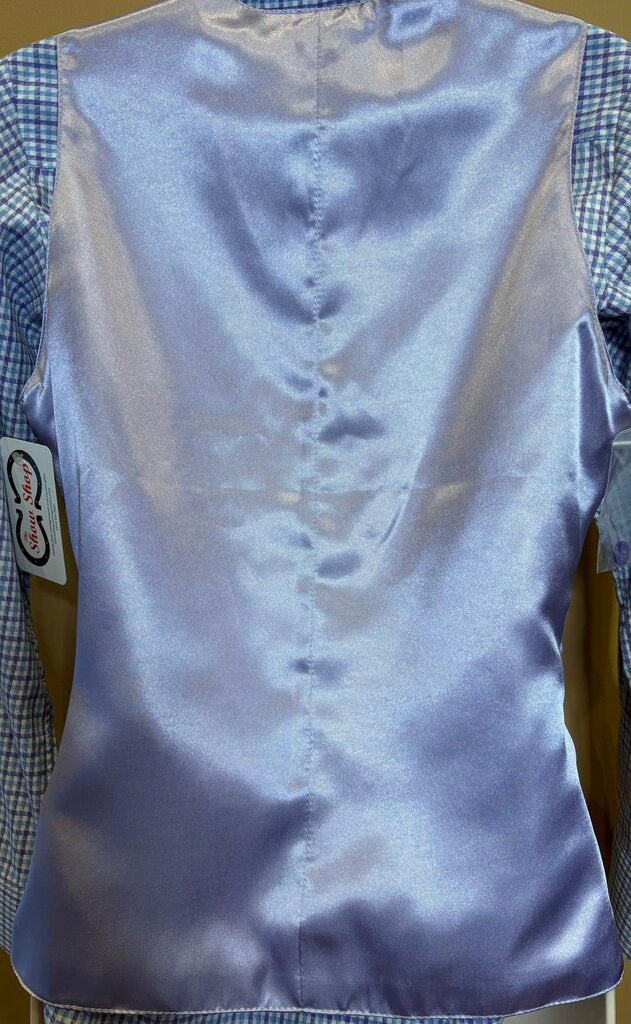 PURPLE SATIN SCINTILLA VEST
