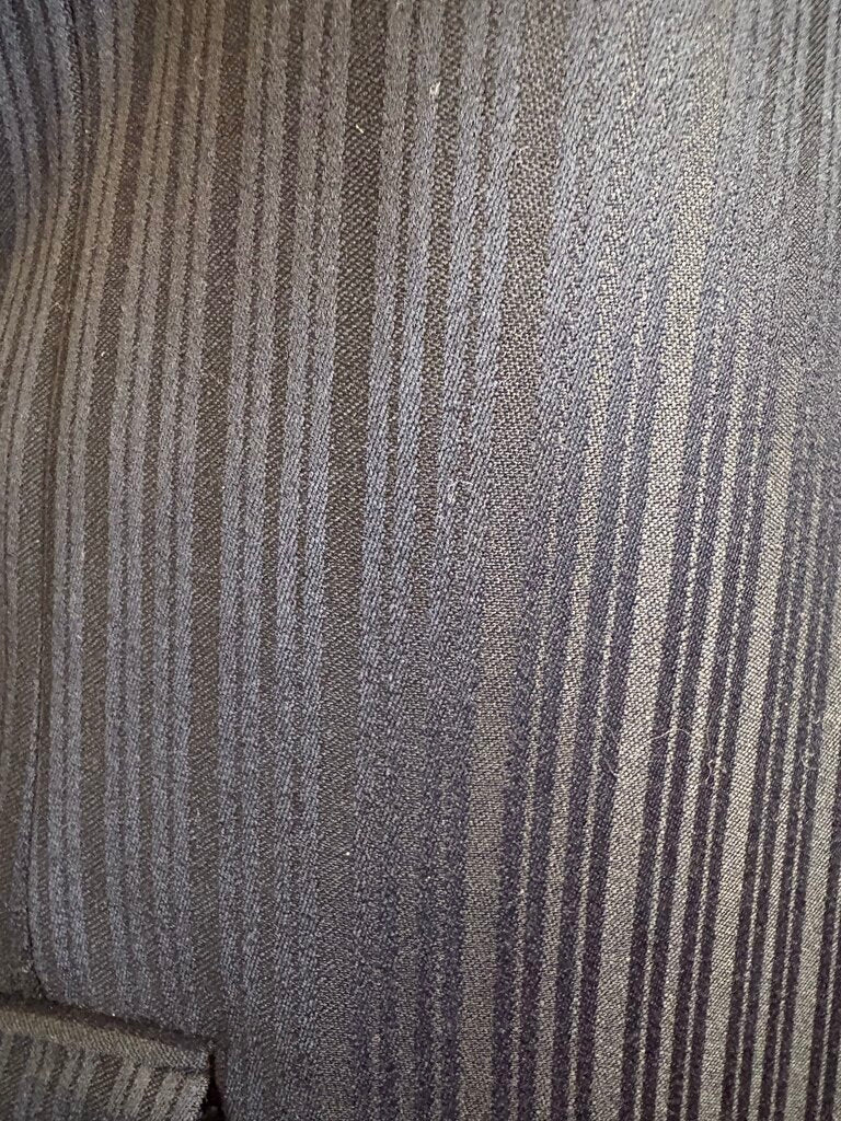 NAVY WITH SHEEN STRIPE SHOW SEASONS DAY SUIT WITH 2 PAIR OF JODS