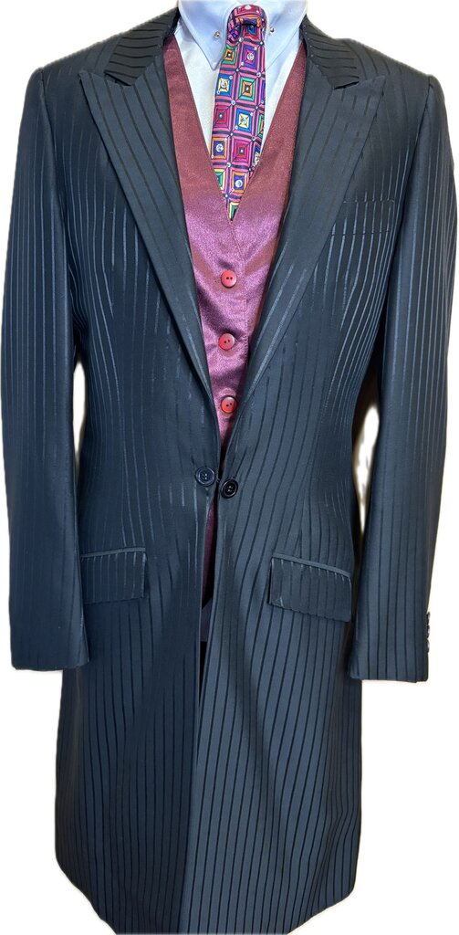 BLACK STRIPE DEREGNAUCOURT DAY SUIT