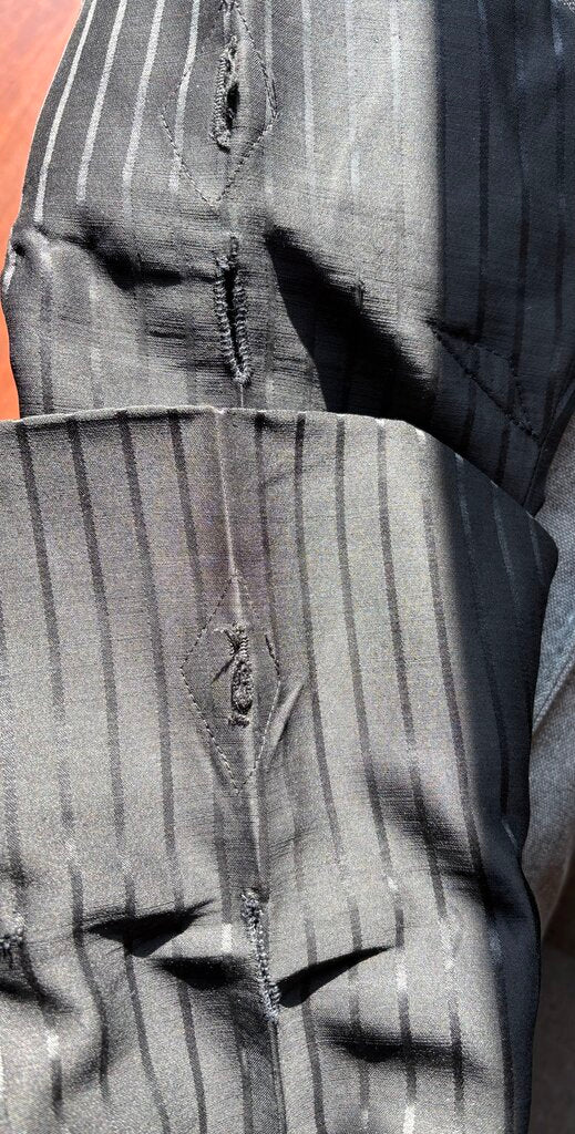 BLACK STRIPE DEREGNAUCOURT DAY SUIT