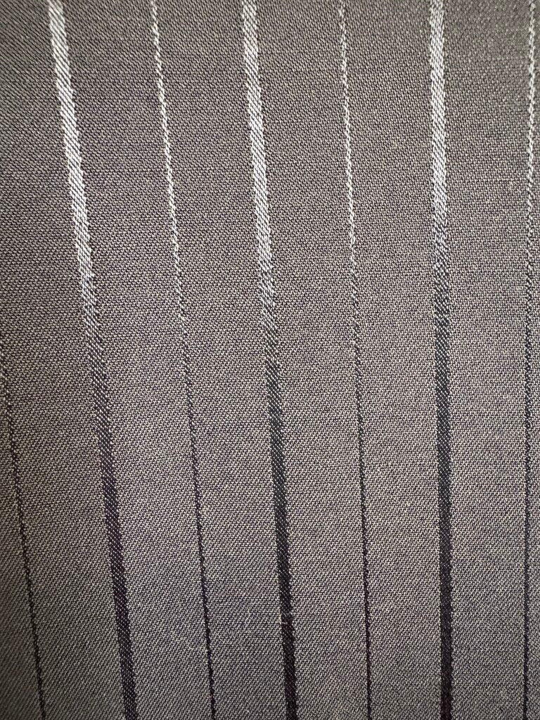 MDEARRIGA NAVY PINSTRIPE DAY COAT