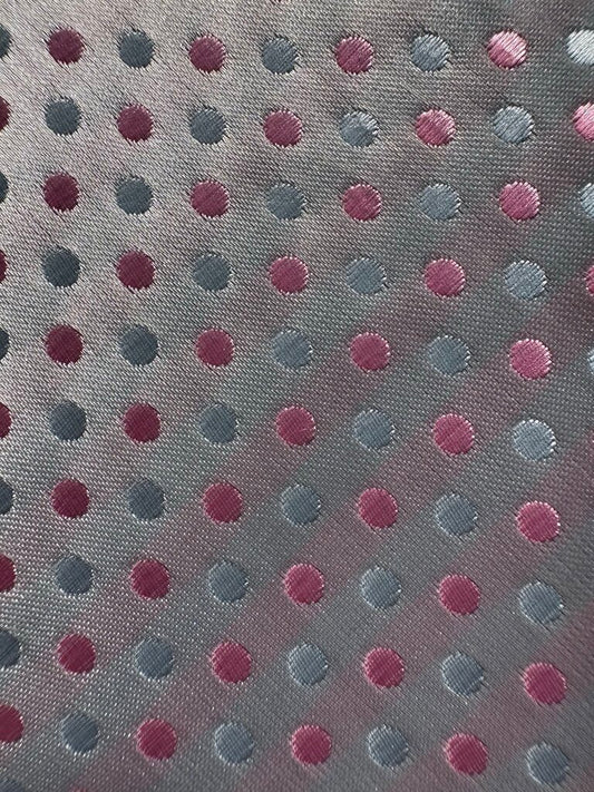 PINK AND BLUE DOT TIE