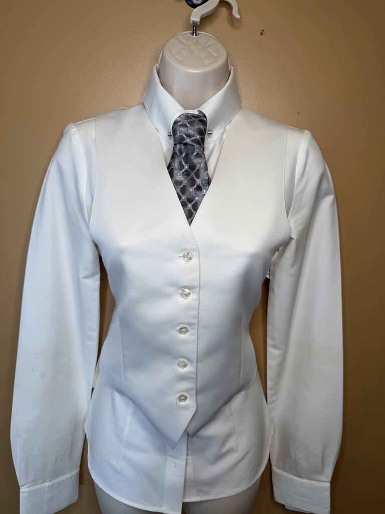 IVORY SATIN VEST