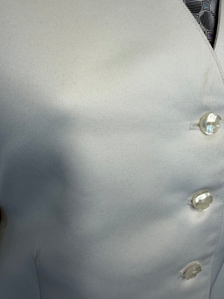 IVORY SATIN VEST