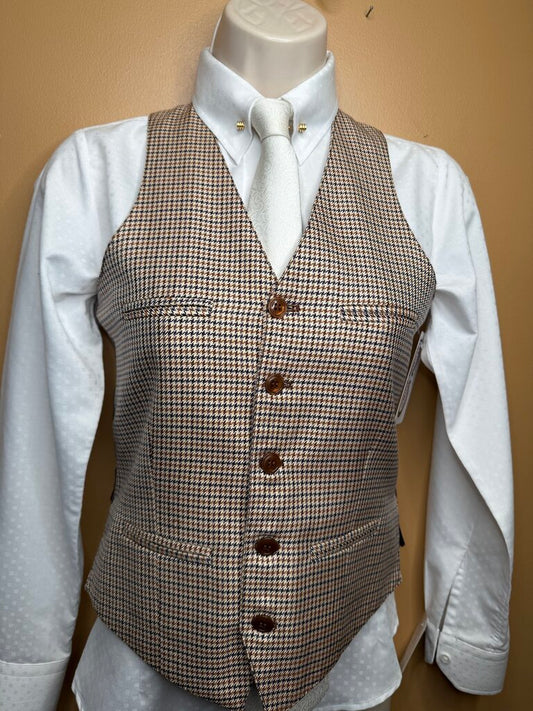 BECKER BROTHERS HOUNDSTOOTH VEST