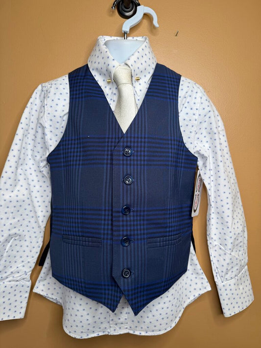 SCINTELLA NAVY STRIPED VEST