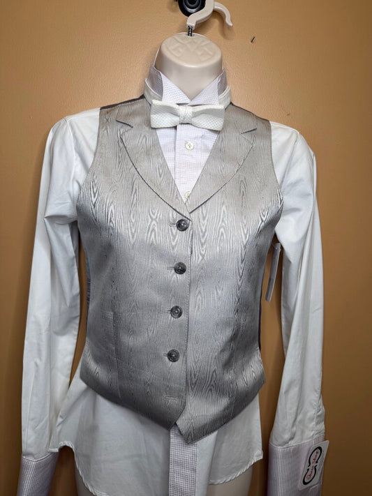 GRAY WOODGRAIN HAWKWOOD FORMAL VEST