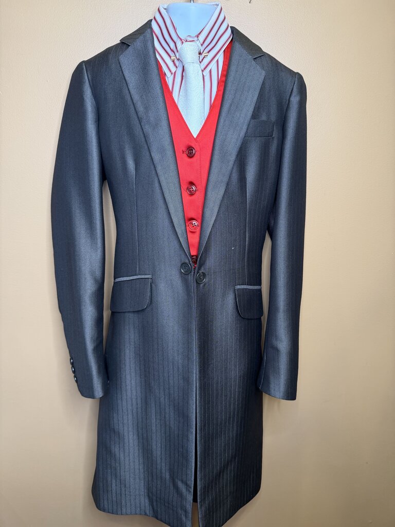 GRAY STRIPE HAWKWOOD DAY SUIT