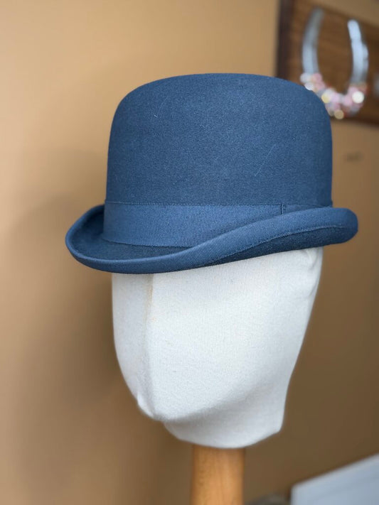 NAVY DERBY 6 3/4 BECKER BROTHERS