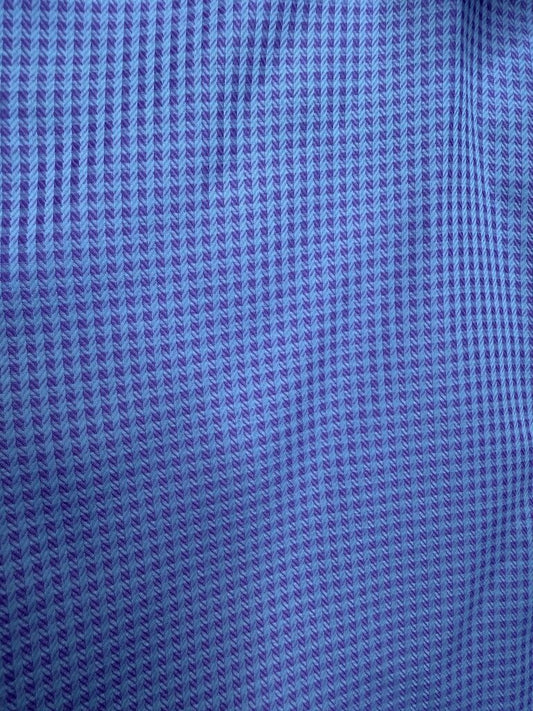 BETTY BERDINE PURPLE PLAID SHIRT