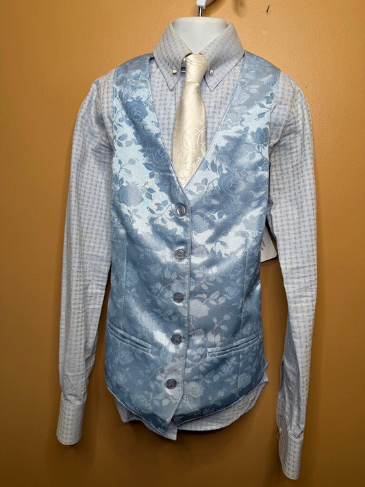 HAWKWOOD BLUE PATTERN SHIRT
