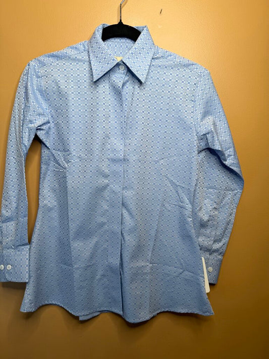 BLUE PATTERN BETTY BERDINE SHIRT
