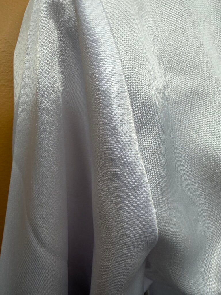 WHITE SATIN BETTY BERDINE SHIRT