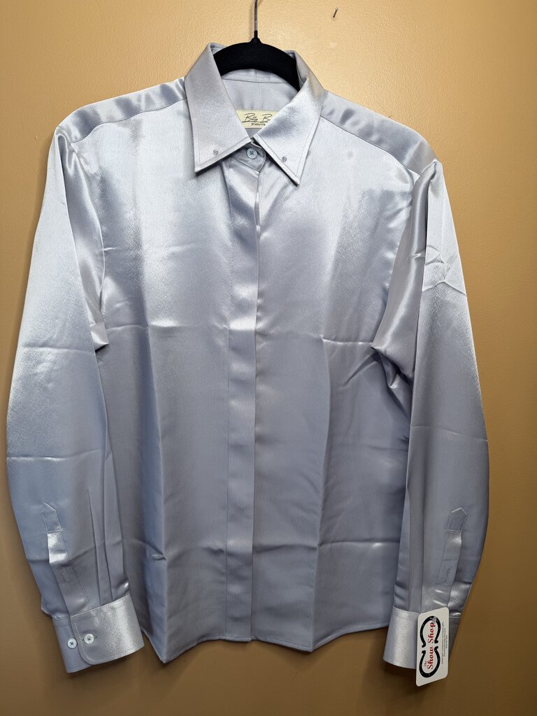 SILVER SATIN BETTY BERDINE SHIRT
