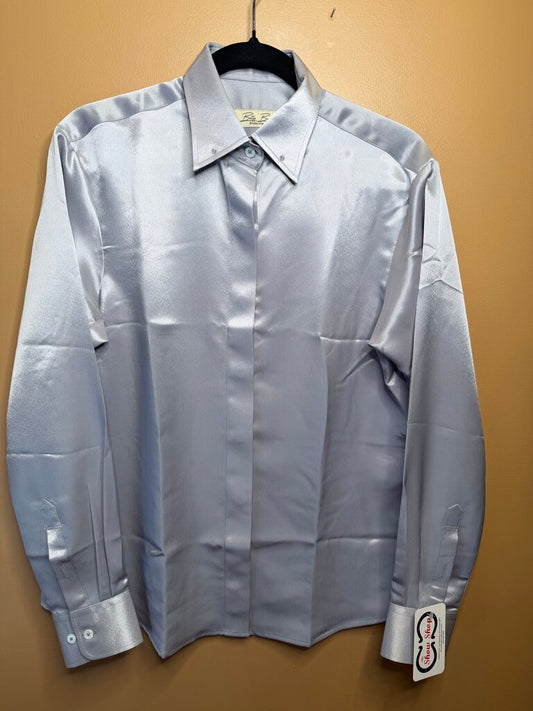 SILVER SATIN BETTY BERDINE SHIRT