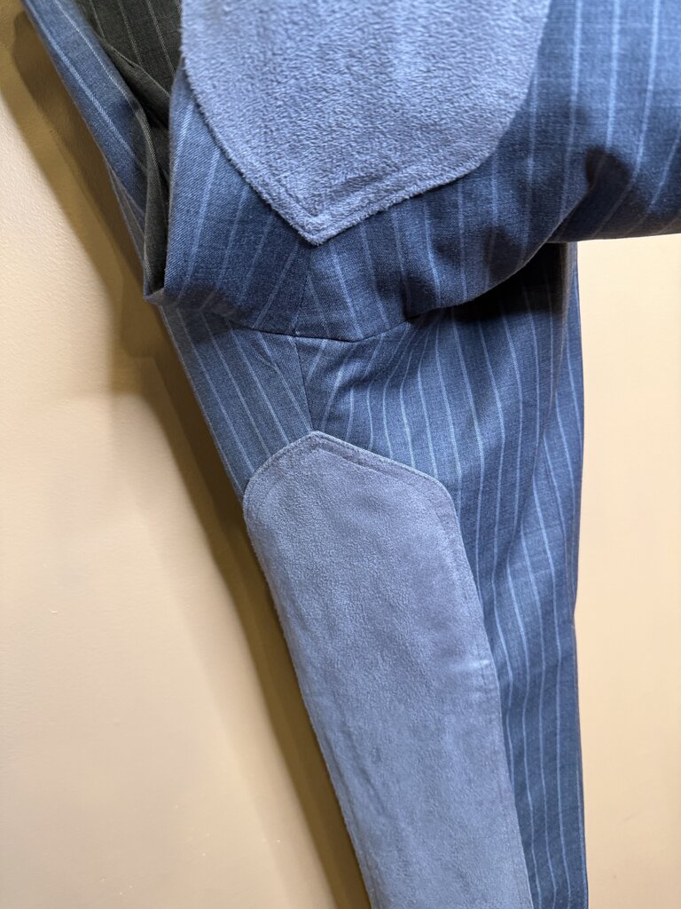 GRAY PINSTRIPE BETTY BERDINE JODS
