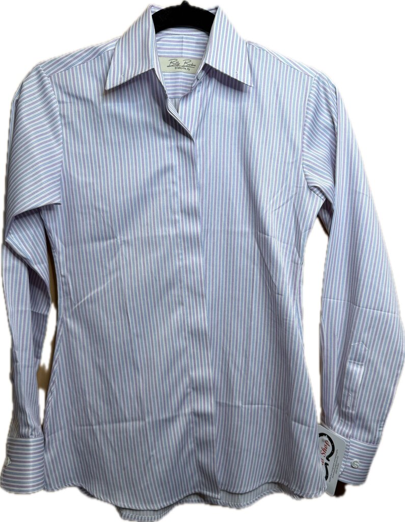 PURPLE AND BLUE BETTY BERDINE STRIPE SHIRT