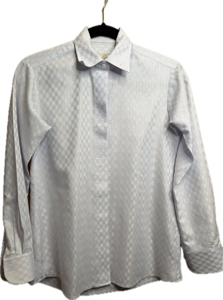 BETTY BERDINE SHIRT WHITE CHECKER PATTERN