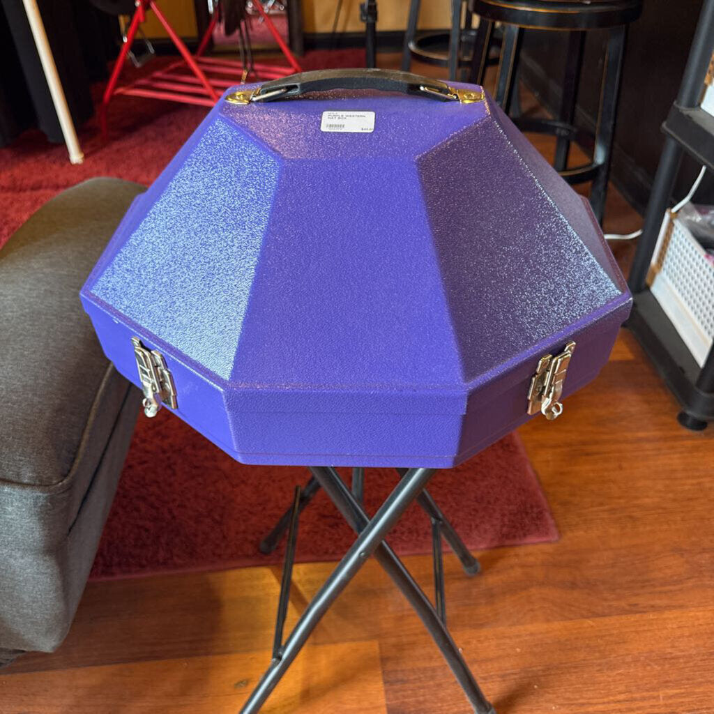 PURPLE WESTERN HAT BOX