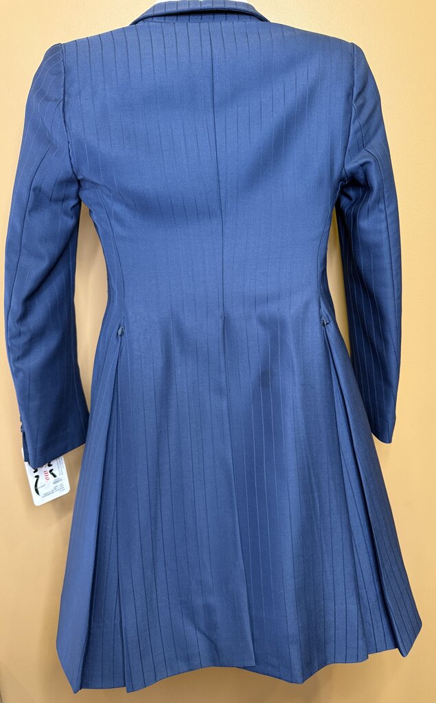 MARSHA DEARRIAGA NAVY BLUE STRIPE DAY SUIT