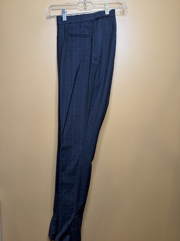 NAVY BLUE WINDOW PANNEL DAY SUIT