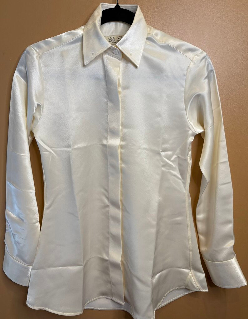 CREAM SATIN BETTY BERDINE SHIRT