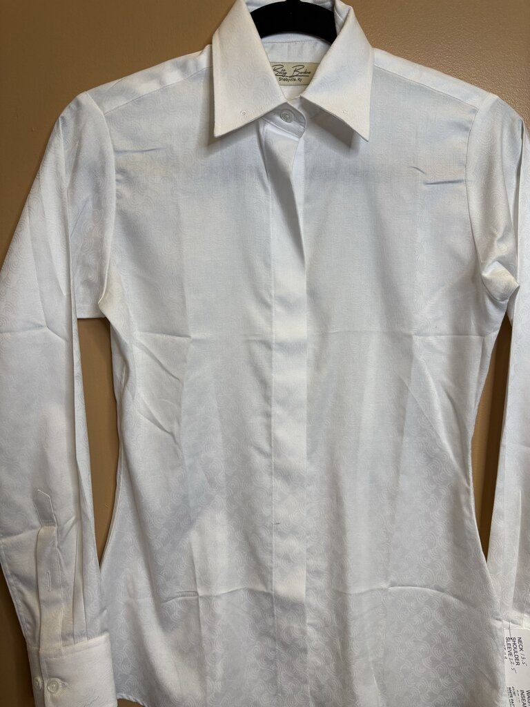 WHITE PATTERN BETTY BERDINE SHIRT
