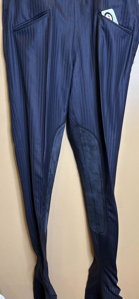 NAVY TONE ON TONE BBROS SUIT W/ 2 PAIR OF PANTS
