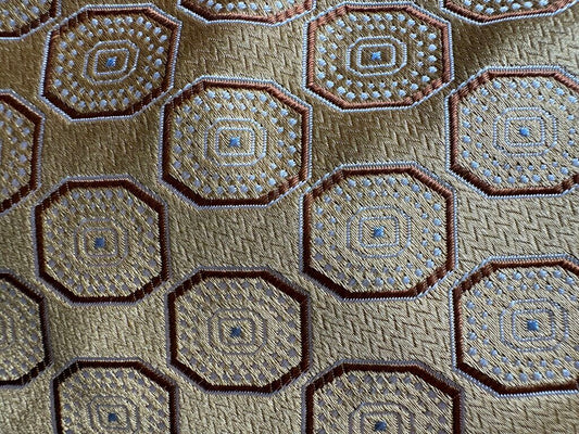GOLD PATTERN IKE BEHAR TIE