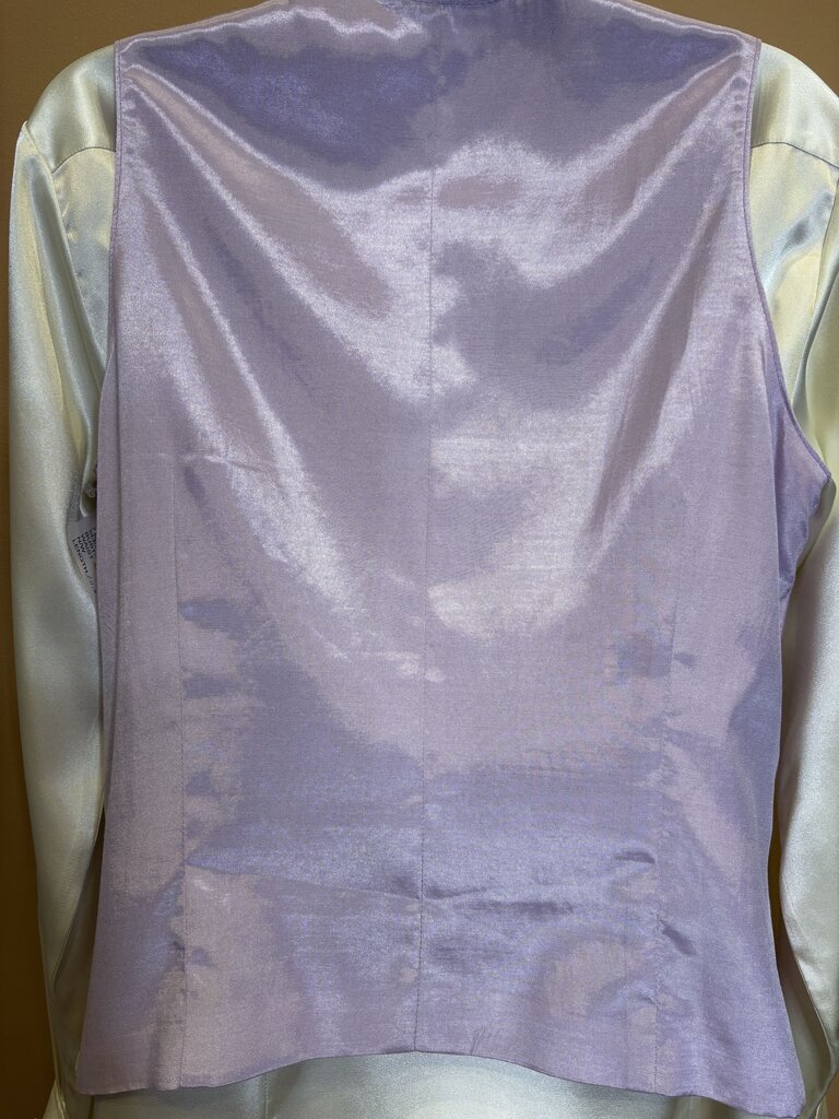 LILAC SATIN ELLIE MAY VEST